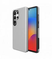 Dėklas Perfectionists Triangle Case Samsung S928 S24 Ultra sidabrinis