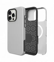 Dėklas Perfectionists Triangle Mag Case Apple iPhone 13 Pro Max sidabrinis