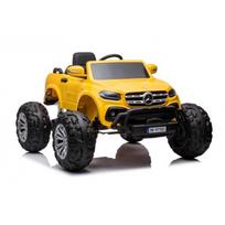 Elektromobilis MERCEDES DK-MT950 4x4 12 V / 7 Ah geltonas lakuotas
