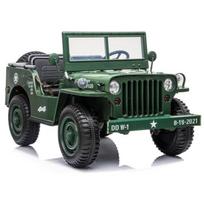 Jeep JH101 elektromobilis 12V/14Ah žalias