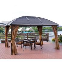 Lauko pavėsinė SAULĖLYDIS  3 x 4 m BEIGE/BROWN