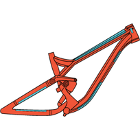 RideWrap Essential MTB rėmo apsauga | Gloss