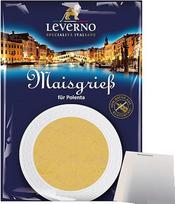 "Leverno" kukurūzų manų kruopos (1000 g pakuotė) + blokas