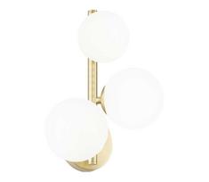 Ideal Lux - LED sieninis šviestuvas PERLAGE 3xG9/3W/230V auksas/balta