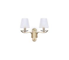 Ideal Lux - krištolas siena lempa PEGASO 2xE14/28W/230V auksas