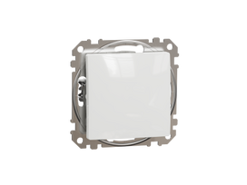 Jungiklis SCHNEIDER Sedna Desing, 1 klavišo, 10A, baltas; SDD111101