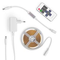 LED juostos komplektas AVIDE, IP20, 16W, 3000K,  978 lm,  COB, 24V, su pultu, 2m