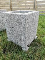 Granito vaza, pilka, 25x34cm (Kaune, Šilainiai) - 090