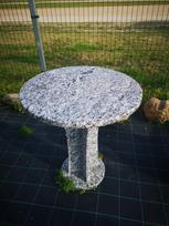 Granito stalas pilkas berželis, 70x70cm (Kaune, Šilainiai) - 046