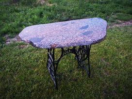 Akmens stalas su metalinėmis PFAFF kojomis, 59x119cm (Klaipėdoje) - 029