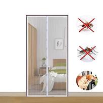 Magnetinis tinklelis nuo uodų Vasarinės anti-bug Fly durų užuolaidos tinklelis, automatiškai užsidarantis durų ekranas Svetainės miegamojo užuolaidos 80x210cm balta