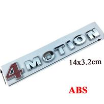 3D chromuoti raidės automobiliui Passat B6 Polo Tiguan Touareg Golf MK4 4 MOTION lipdukas 4MOTION emblema ženklelis priedai