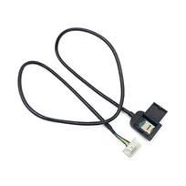 SIM kortelės lizdo adapteris Android radijui, multimedijai, GPS, 4G kortelės lizdo kabelis telefono kabeliui, Android didelio ekrano laidai juoda