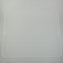 Silikoninis indų džiovinimo kilimėlis 40 x 30 cm - Didelis indų džiovinimo kilimėlis, Stalviršio kilimėliai, Indų džiovinimo kilimėlis, Kriauklės kilimėliai, Didelis silikoninis 30x40cm skaidri