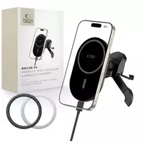 Tech-Protect MM15W-V6 Magnetic MagSafe Car Air Vent Holder – juodos spalvos