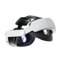 Galvos dirželis, skirtas Meta Oculus Quest 3 S 3s, VR priedų pakeitimas Patogios kempinės galvos apdangalais ausinės balta