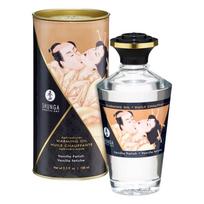 Shunga - masažo aliejus su šildomuoju efektu - vanilė - 100 ml