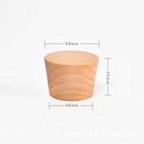 1 vnt. 60/50 mm apvalūs mediniai kabliukai Drabužių kabyklos Kabyklos Buko Juodojo riešutmedžio Medžio Skrybėlių laikiklis Sieninis Raktų pakabukas Modernus Namų Dekoro Stovas