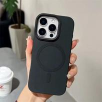 For Magsafe Magnetic Wireless Charging Lens Holder Phone Case For IPhone16 15 14 13 12 11 Pro Max Plus Shockproof Back Cover iPhone 16 Pro Max juoda