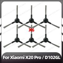 Suderinamas su Xiaomi X20 Pro Keičiamas pagrindinis šoninis šepetys HEPA filtras, šluostės, dulkių maišeliai, atsarginės dalys, priedai