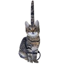 Tissue Holder Iron Paper Roll Cat Ornamental Toilet Shape Holder Stand For Home Garden Bedroom pilka