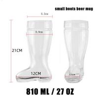 47oz Stiklinis Das Boot alaus puodelis, be švino stiklas, tvirtas ir patvarus, tinkamas alaus festivaliams, kamuolių žaidimams, terasoms, sodams ir kt. >1L
