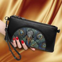Clutch Wallet Ladies Ins New Coin Wallet Chain Women's Bag Long Mobile Phone Bag Leather Bag