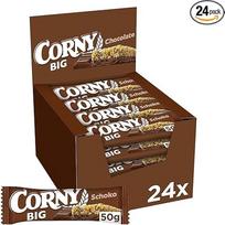 "Corny Big Chocolate" grūdų batonėlis su žemės riešutais ir šokoladu, didelė pakuotė, 24 x 50 g
