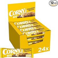 "Corny BIG" šokoladinis batonėlis su šokoladu ir bananais, didmeninė pakuotė 24 x 50 g