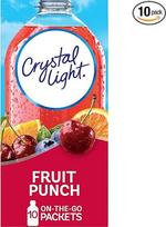 "Crystal Light On The Go" vaisių punšo gėrimo mišinys - (viena dėžutė)