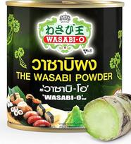 "Wasabi-O" Wasabi milteliai su tikrais Wasabi (japoniškais krienais) - be dirbtinių ingredientų, 1,24 oz (35 g) | Geriausiai tinka kaip Wasabi pasta, skonis ar ingredientas suši, lašišai, jūros gėrybėms ir ant grotelių keptai mėsai