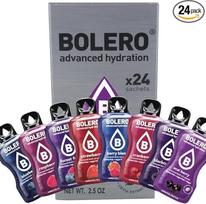 Bolero uogų mišinys 24 x 3 g | Sulčių milteliai be cukraus, pasaldinti stevija ir vitaminu C | Tinka vaikams, sportininkams ir diabetikams | Be glitimo ir tinkami veganams | Uogų mišinys