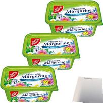 Gut&Günstig Augalinis margarinas su vitaminu E ir D Vegan 3 pakuotės (3 x 500 g pakuotė) + usy Block