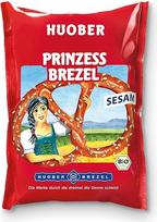 Huober Ekologiškas sūrus sausainis Princess Pretzel Sezamas 125 g
