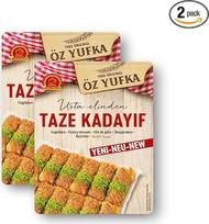 Öz Yufka Taze Kadayif, Angel Hair, tešlos siūlai Dubajaus šokoladui ir Künefe/Kanafeh 2 x 400 g