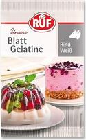 RUF želatinos lakštas iš jautienos, sertifikuota Halal, 100 % jautienos želatina, Halal maistas, tortų, desertų ir Halal saldumynų rišimui, be glitimo, 12 lakštų