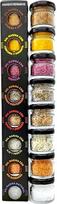 TERRAMAR MALLORCA - Gourmet Salts Black Edition, jūros druskos dovanos iš Maljorkos, idealus prieskonių dovanų rinkinys Druskos rinkinys (8 x 25 g)