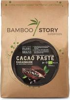 Žalia BAMBOO STORY kakavos masė Kakavos drožlės Criollo Peruanishes Ekologiška 900 g