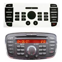 Multimedijos radijo skydelio mygtuko remonto lipdukas, skirtas 6000 CD radijui, skirtas „Ford Mondeo“ pakaitinei automobilio daliai CHINA