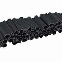 Klipsai tvoros juostai Bradas Solid, 4.75 cm, 40 vnt., tamsiai pilka