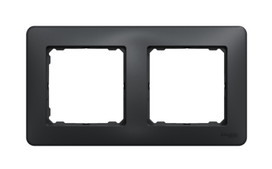 Dvivietis rėmelis SCHNEIDER Sedna Design, antracitas; SDD314802