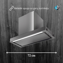 Garų surinkėjas Elica HIDDEN ADVANCE PLUS IX/A/72 PRF0182867A