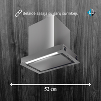 Garų surinkėjas Elica HIDDEN ADVANCE PLUS @ IX/A/52 PRF0180299A
