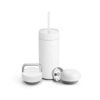 Fellow Carter 3-in-1 Lid System Matte White Move termo puodelis su priedais