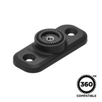 Quad Lock® 360 pagrindas - plokščias stačiakampis su 2 skylėmis