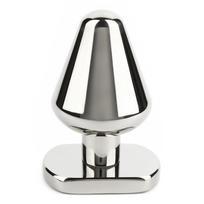 Mr. Steel Heavy Steel Butt Plug Small Silver