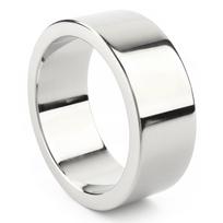 Mr. Steel Mega Wide Band C-Ring 45mm Silver