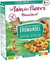 "Flower Bread" ekologiška traški duona su braškėmis ir migdolais (6 x 150 g)