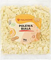 "Malinowe" baltojo šokolado glajus 1 kg kepimui