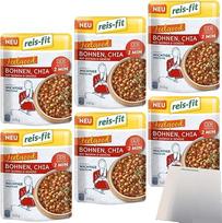 "Reis-Fit Feelgood Chia pupelių kvinojos ir daržovių pakuotė, 6 vnt. (6 x 250 g pakuotė) + usy Block